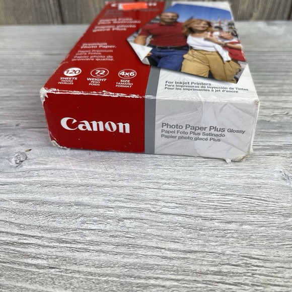 Canon 4x6 Photo Paper Plus Glossy 120 Sheets for inkjet - Picture 10 of 14